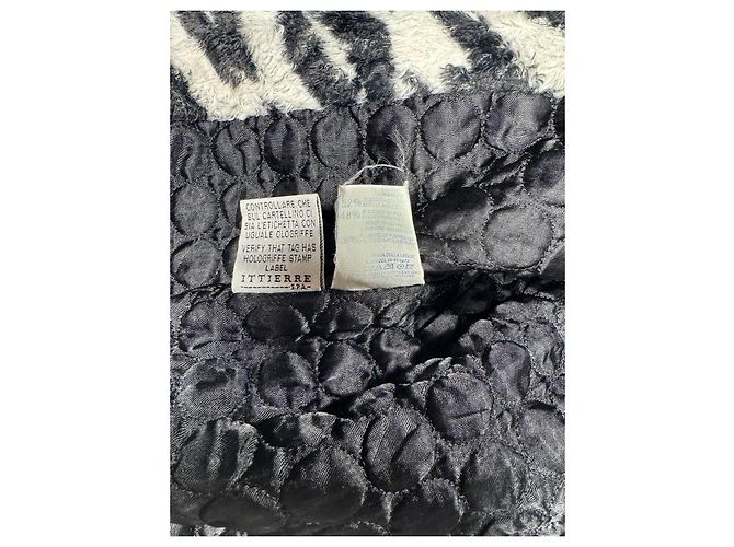 Webra-Print Kunstpelzjacke Versace Jeans Couture Schwarz Weiß Zebra-druck - Ansicht 12