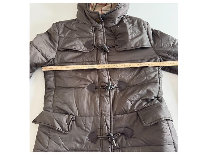 Abrigo Duffle acolchado Burberry Castaño - vista 3