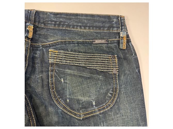 Autre Marque Replay Vaqueros Denim Azul Mujer Talla 30 - vista 10