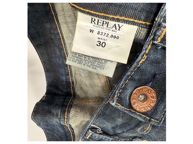 Autre Marque Replay Vaqueros Denim Azul Mujer Talla 30 - vista 4