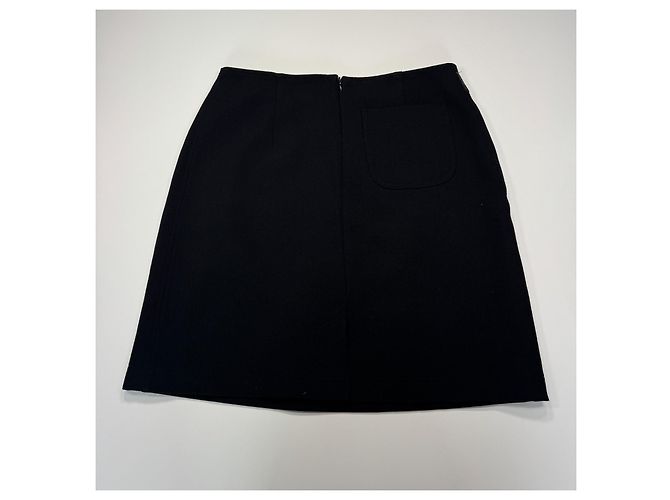 Falda de línea A negra Armani Jeans Negro - vista 3