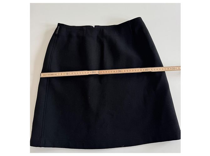 Falda de línea A negra Armani Jeans Negro - vista 7