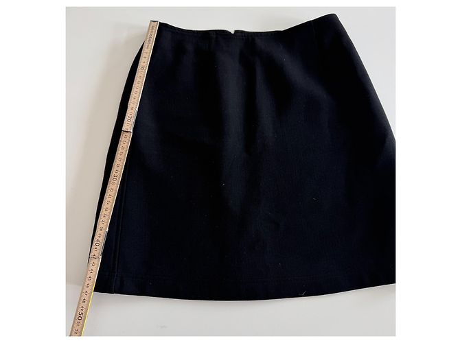 Falda de línea A negra Armani Jeans Negro - vista 8