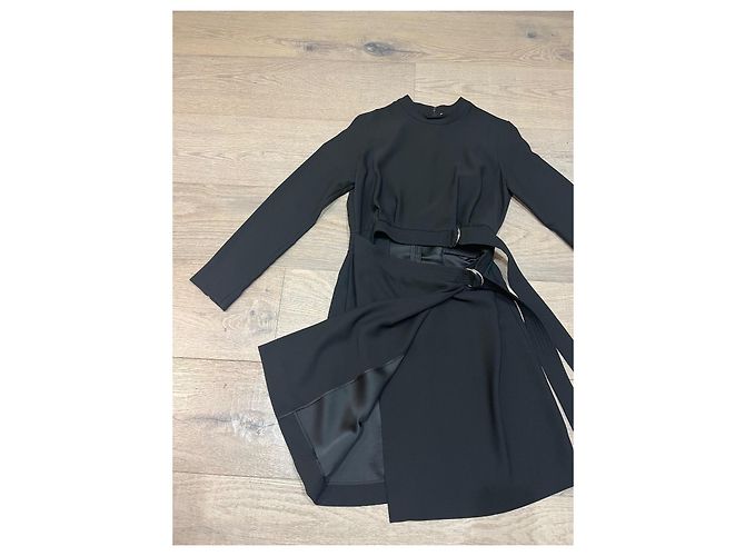 Carven schwarzes asymmetrisches Kleid - Ansicht 10