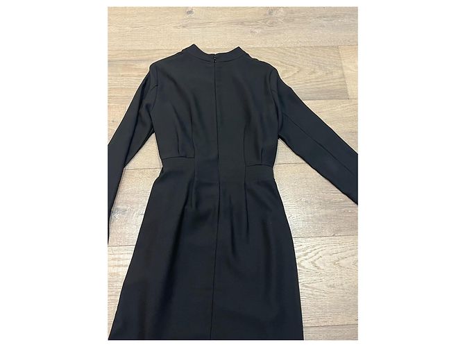 Carven schwarzes asymmetrisches Kleid - Ansicht 13
