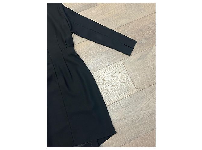 Carven schwarzes asymmetrisches Kleid - Ansicht 14