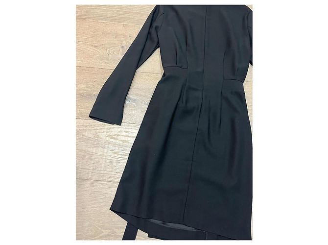 Carven schwarzes asymmetrisches Kleid - Ansicht 15