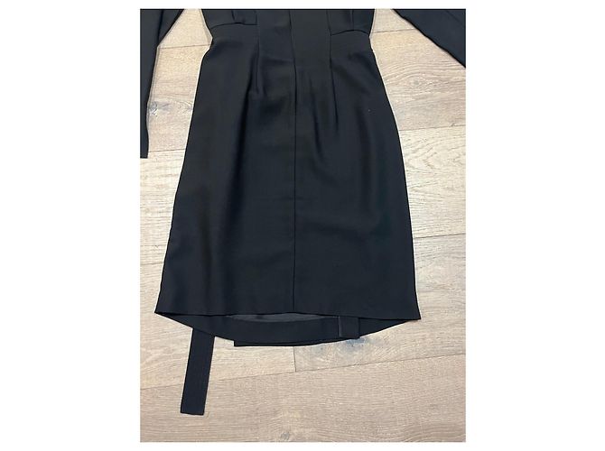 Carven schwarzes asymmetrisches Kleid - Ansicht 17