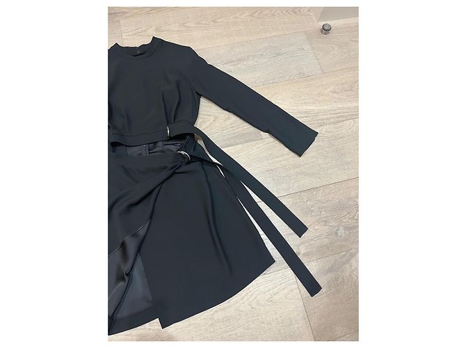 Carven schwarzes asymmetrisches Kleid - Ansicht 9