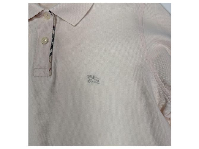 Polo a Maniche Lunghe Burberry Beige - vista 2