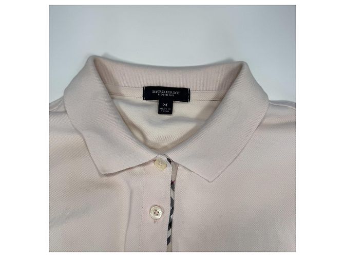 Polo a Maniche Lunghe Burberry Beige - vista 3