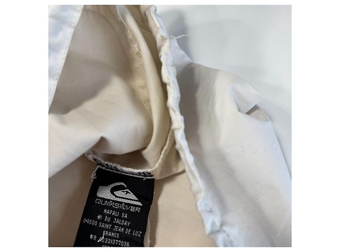 Autre Marque Quiksilver Hawaii Est. 1970 leichte Jacke Weiß - Ansicht 6