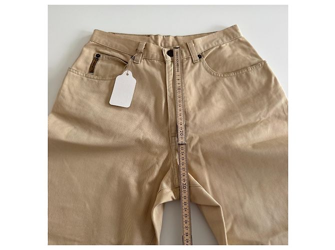 Giorgio Armani Jeans Beige in Cotone - vista 12