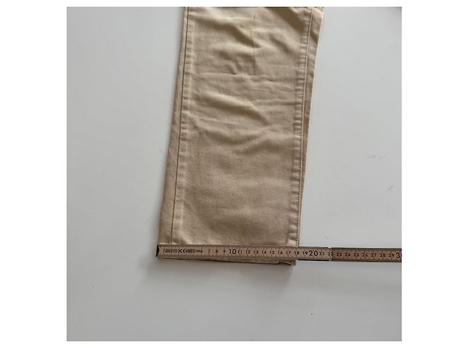 Giorgio Armani Jeans Beige in Cotone - vista 13
