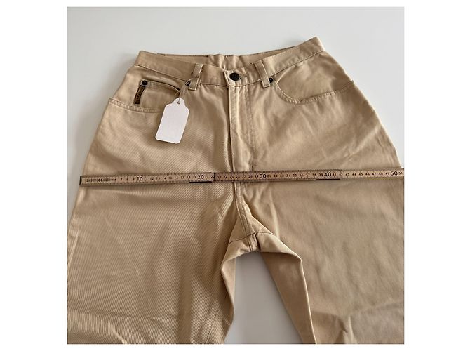 Giorgio Armani Jeans Beige in Cotone - vista 14
