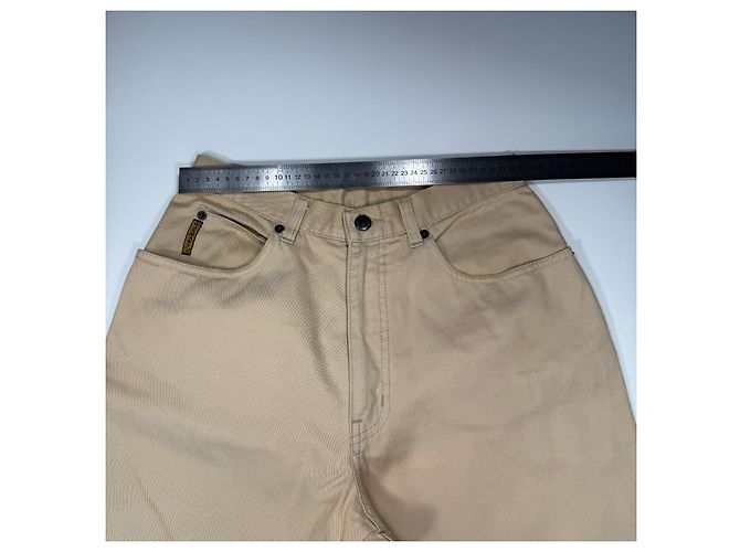 Giorgio Armani Jeans Beige in Cotone - vista 17