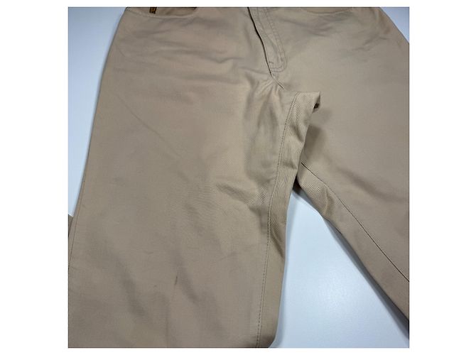 Giorgio Armani Jeans Beige in Cotone - vista 6