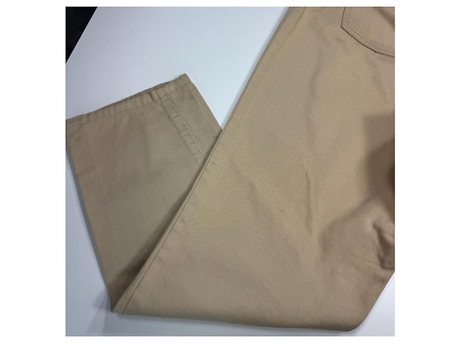 Giorgio Armani Jeans Beige in Cotone - vista 9