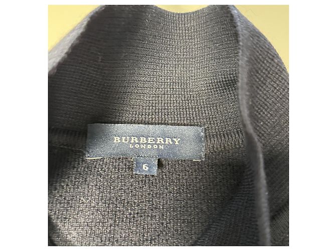 Burberry Strickjacke mit Knöpfen in Navy Blau Dunkelblau - Ansicht 4