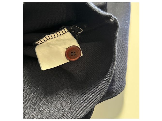 Burberry Strickjacke mit Knöpfen in Navy Blau Dunkelblau - Ansicht 9