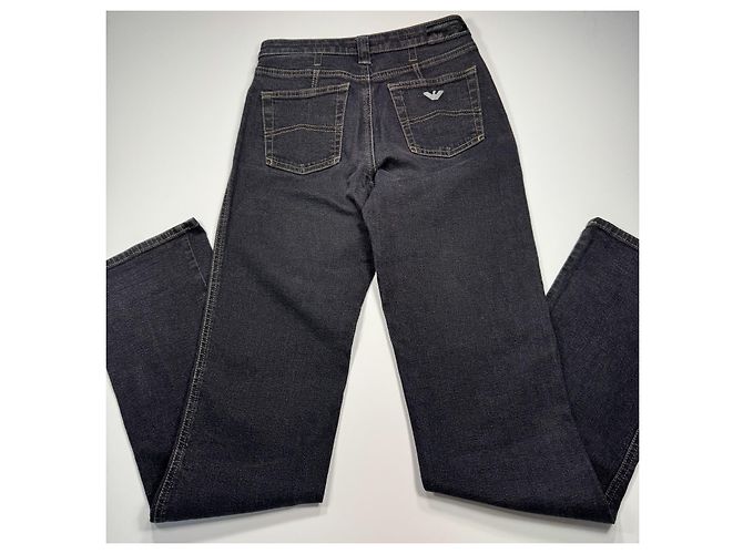 Vaqueros de denim Armani Jeans para mujer, lavado oscuro Gris antracita - vista 12