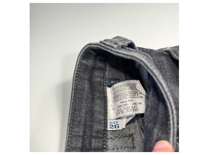 Vaqueros de denim Armani Jeans para mujer, lavado oscuro Gris antracita - vista 5