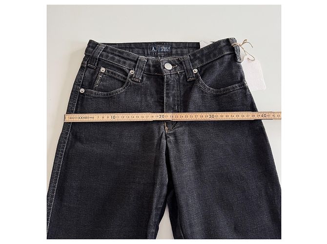 Vaqueros de denim Armani Jeans para mujer, lavado oscuro Gris antracita - vista 7