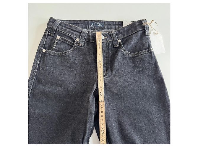 Vaqueros de denim Armani Jeans para mujer, lavado oscuro Gris antracita - vista 8