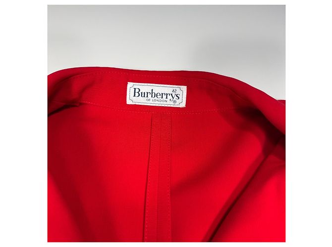 Burberrys Abito camicia rosso senza maniche - vista 4