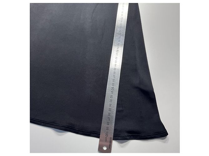 Autre Marque Maxikleid aus schwarzer Viskose - Ansicht 7