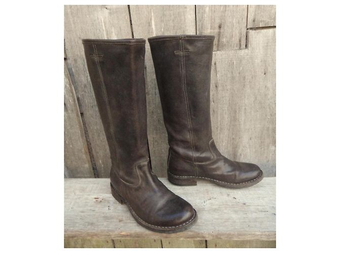 Botas de cuero Fiorentini+Baker Castaño - vista 2