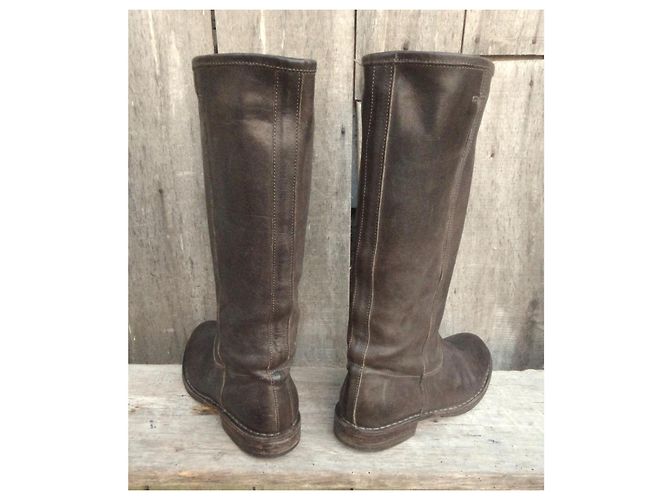 Botas de cuero Fiorentini+Baker Castaño - vista 4