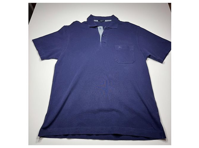 Polo Burberry London da uomo blu navy - vista 3