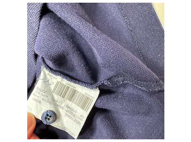 Polo Burberry London da uomo blu navy - vista 5