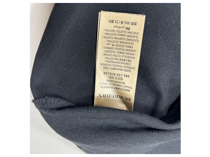 Polo Burberry de algodón negro con emblema dorado - vista 6