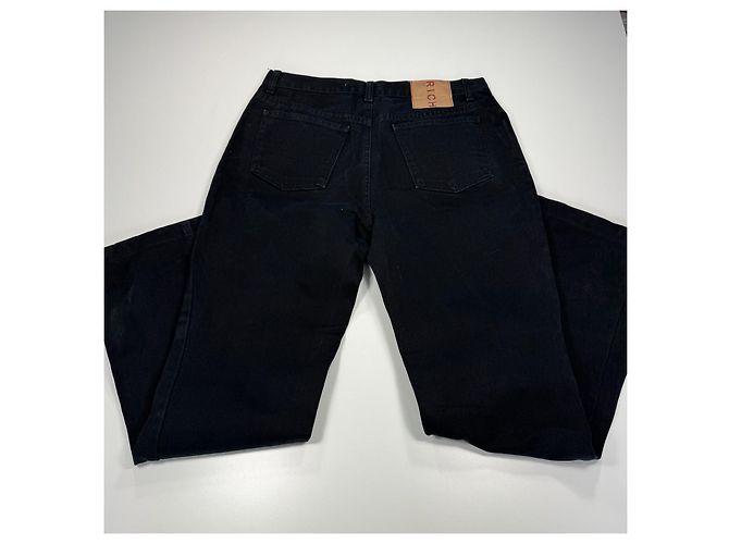 John Richmond Jeans Richmond Denim Neri Gamba Dritta Nero - vista 10