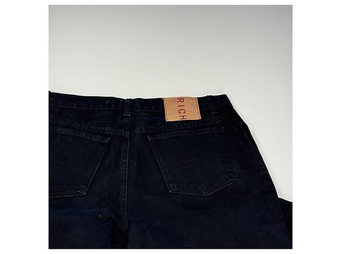John Richmond Jeans Richmond Denim Neri Gamba Dritta Nero - vista 11