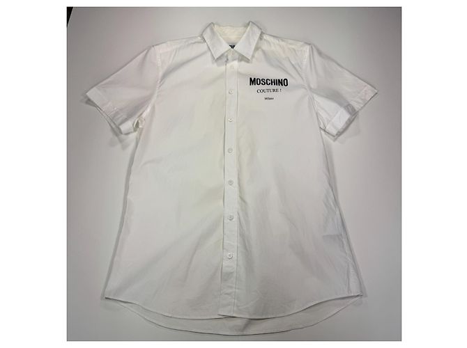 Moschino Couture! Milano Camicia a maniche corte Bianco - vista 3