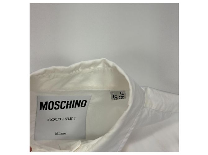Moschino Couture! Milano Camicia a maniche corte Bianco - vista 4