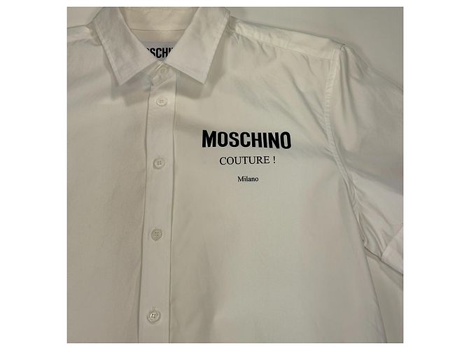 Moschino Couture! Milano Camicia a maniche corte Bianco - vista 5