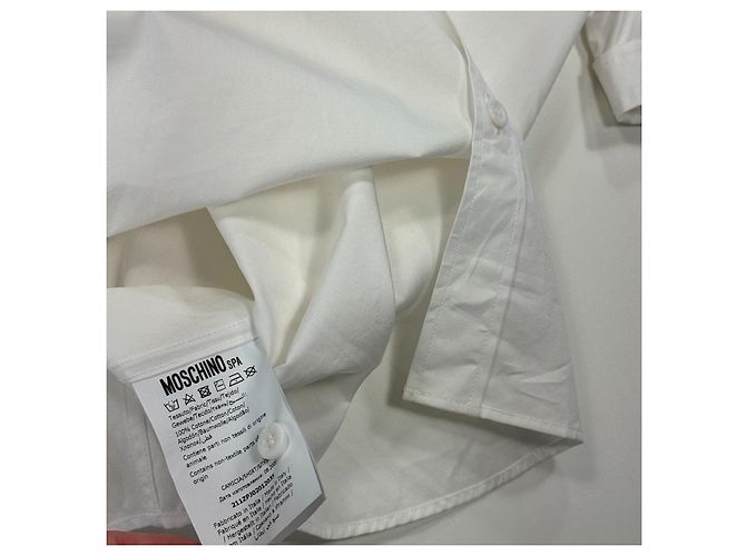 Moschino Couture! Milano Camicia a maniche corte Bianco - vista 6