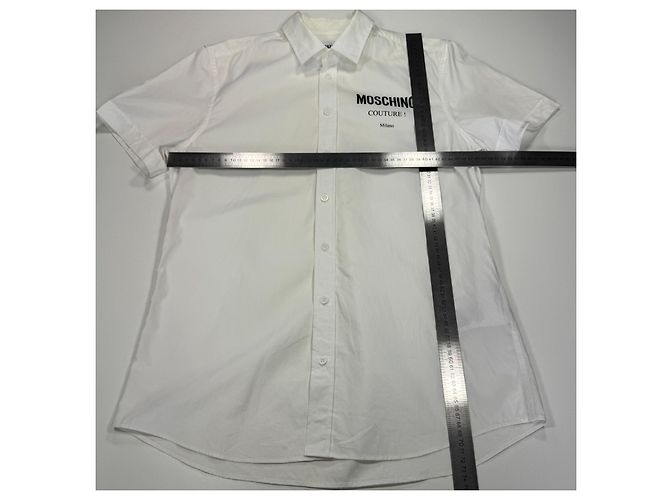 Moschino Couture! Milano Camicia a maniche corte Bianco - vista 7
