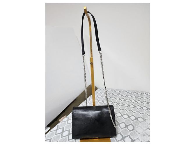 Saint Laurent Kate Wallet on Chain Cloud Star Nero Multicolore - vista 3