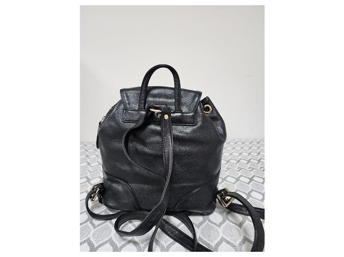 MCM Rucksack Leder Schwarz - Ansicht 3