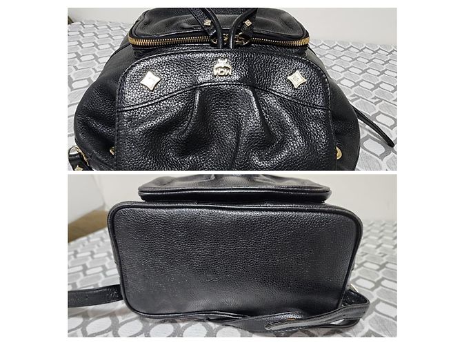 MCM Rucksack Leder Schwarz - Ansicht 8