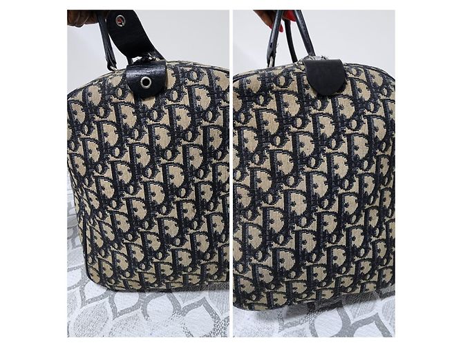 Borsa Christian Dior Trotter Nero/Beige - vista 6