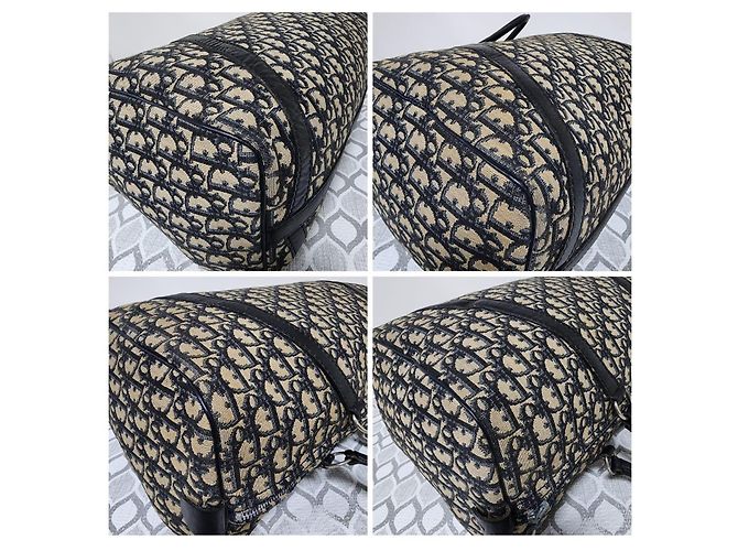 Borsa Christian Dior Trotter Nero/Beige - vista 9