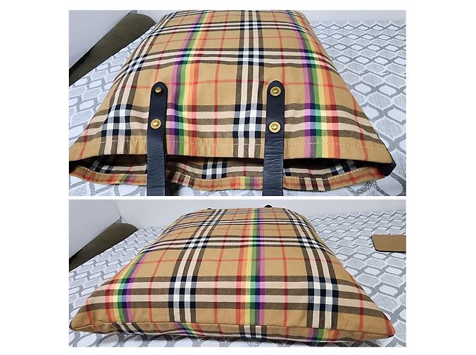Burberry Rainbow House Check Shopper Mehrfarben Beige - Ansicht 5