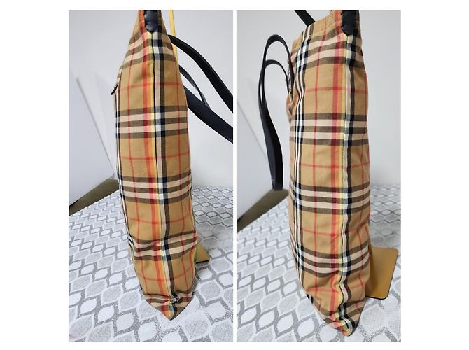 Burberry Rainbow House Check Shopper Mehrfarben Beige - Ansicht 6