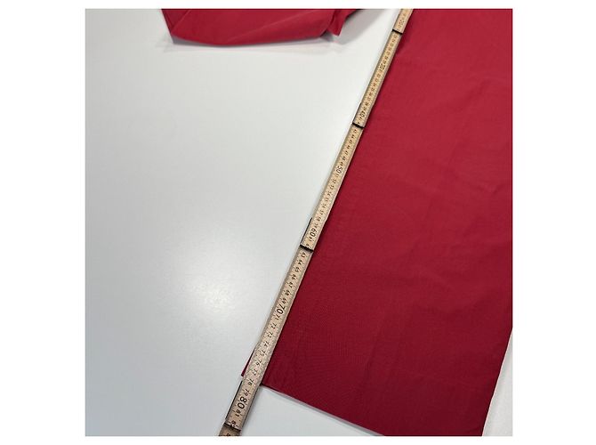 Chinos in cotone rosso Burberry London - vista 8